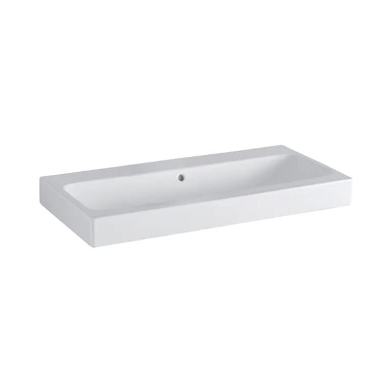 GEBERIT iCon pakabinamas keraminis praustuvas 90 x 48 cm 2 GEBERIT iCon pakabinamas keraminis praustuvas 90 x 48 cm 2
