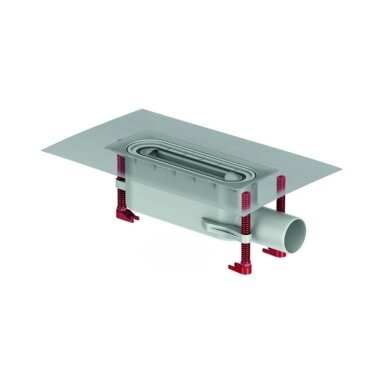 ACO ShowerDrain S+ standartinis dušo latako trapas DN 50, šoninis pajungimas ACO ShowerDrain S+ standartinis dušo latako trapas DN 50, šoninis pajungimas