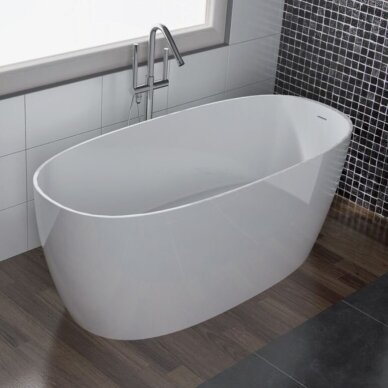 BLU akmens masės vonia MIRA 140 cm 3 BLU akmens masės vonia MIRA 140 cm 3