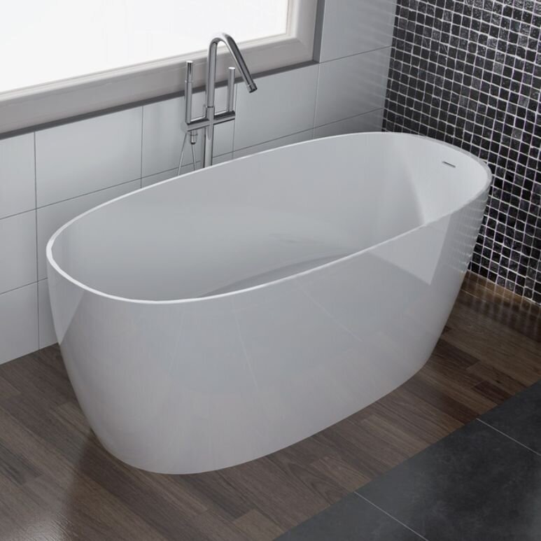 BLU akmens masės vonia MIRA 140 cm 3