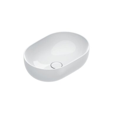 CATALANO praustuvas-dubuo SFERA 50 x 35 cm, baltas blizgus CATALANO praustuvas-dubuo SFERA 50 x 35 cm, baltas blizgus