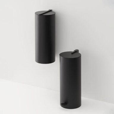DECOR WALTHER pakabinama šiukšliadėžė BIN 4, juoda matinė