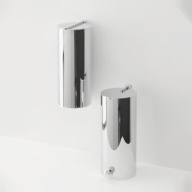 DECOR WALTHER pastatoma šiukšliadėžė BIN 3, chromas