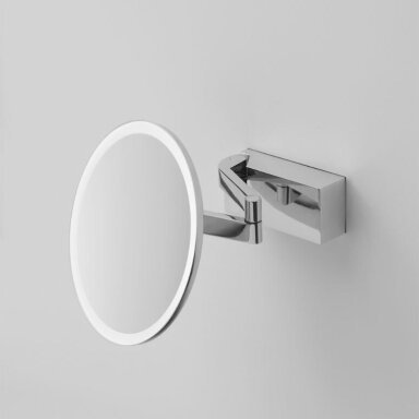 DECOR WALTHER pakabinamas kosmetinis veidrodis su LED apšvietimu VISION R, chromas DECOR WALTHER pakabinamas kosmetinis veidrodis su LED apšvietimu VISION R, chromas
