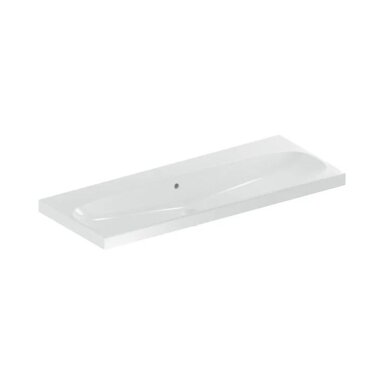 GEBERIT Acanto pakabinamas keraminis praustuvas 120 x 48 cm GEBERIT Acanto pakabinamas keraminis praustuvas 120 x 48 cm