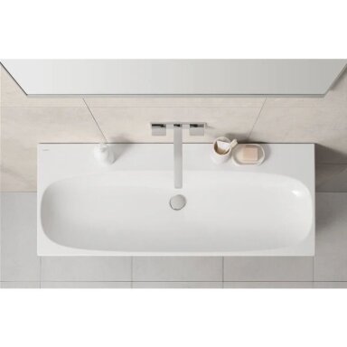 GEBERIT Acanto pakabinamas keraminis praustuvas 120 x 48 cm GEBERIT Acanto pakabinamas keraminis praustuvas 120 x 48 cm