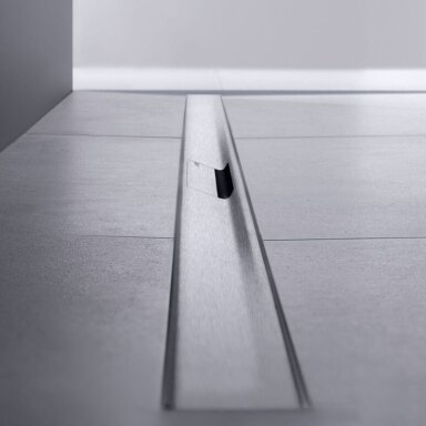 GEBERIT CleanLine50 dušo latakas su nerūdijančio plieno grotelėmis, 300-1100 mm GEBERIT CleanLine50 dušo latakas su nerūdijančio plieno grotelėmis, 300-1100 mm