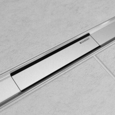 GEBERIT CleanLine80 dušo latakas su nerūdijančio plieno grotelėmis, 300-1100 mm GEBERIT CleanLine80 dušo latakas su nerūdijančio plieno grotelėmis, 300-1100 mm