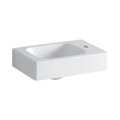 GEBERIT iCon asimetrinis keraminis praustuvas 38 x 28 cm GEBERIT iCon asimetrinis keraminis praustuvas 38 x 28 cm