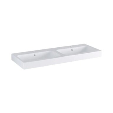 GEBERIT iCon dvigubas pakabinamas keraminis praustuvas 120 x 48 cm GEBERIT iCon dvigubas pakabinamas keraminis praustuvas 120 x 48 cm