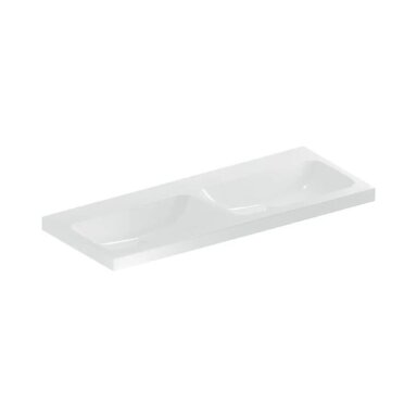 GEBERIT iCon Light dvigubas pakabinamas keraminis praustuvas 120 x 48 cm GEBERIT iCon Light dvigubas pakabinamas keraminis praustuvas 120 x 48 cm