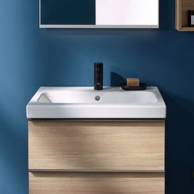 GEBERIT iCon Light pakabinamas keraminis praustuvas 60 x 48 cm GEBERIT iCon Light pakabinamas keraminis praustuvas 60 x 48 cm