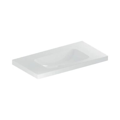 GEBERIT iCon Light pakabinamas keraminis praustuvas 90 x 48 cm, su daiktų laikymo paviršiumi GEBERIT iCon Light pakabinamas keraminis praustuvas 90 x 48 cm, su daiktų laikymo paviršiumi