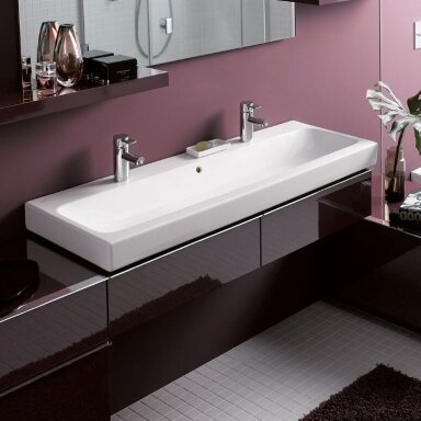 GEBERIT iCon pakabinamas keraminis praustuvas 120 x 48 cm GEBERIT iCon pakabinamas keraminis praustuvas 120 x 48 cm