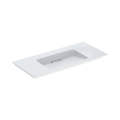 GEBERIT One baldinis praustuvas 105 x 48 cm, su horizontaliu nuotaku