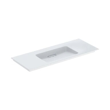 GEBERIT One baldinis praustuvas 120 x 48 cm, su horizontaliu nuotaku