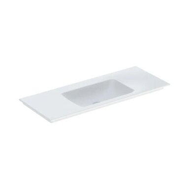 GEBERIT One baldinis praustuvas 120 x 48 cm, su vertikaliu nuotaku