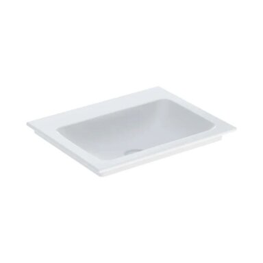 GEBERIT One baldinis praustuvas 60 x 48 cm, su vertikaliu nuotaku