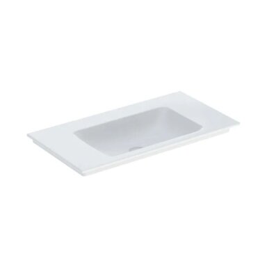 GEBERIT One baldinis praustuvas 90 x 48 cm, su vertikaliu nuotaku