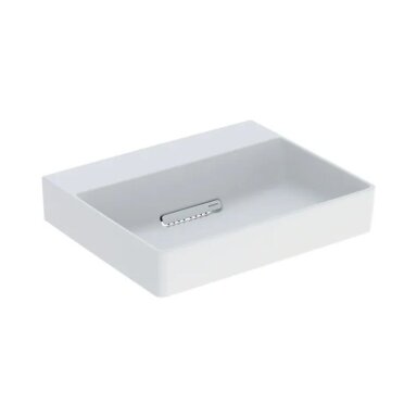 GEBERIT One keraminis praustuvas 50 x 41 cm, su horizontaliu nuotaku GEBERIT One keraminis praustuvas 50 x 41 cm, su horizontaliu nuotaku