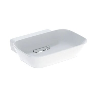 GEBERIT One keraminis praustuvas 50 x 42 cm, su horizontaliu nuotaku GEBERIT One keraminis praustuvas 50 x 42 cm, su horizontaliu nuotaku