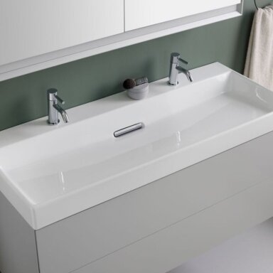 GEBERIT One pakabinamas keraminis praustuvas 120 x 48 cm, su horizontaliu nuotaku GEBERIT One pakabinamas keraminis praustuvas 120 x 48 cm, su horizontaliu nuotaku