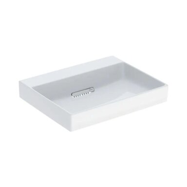 GEBERIT One pakabinamas keraminis praustuvas 60 x 48 cm, su horizontaliu nuotaku GEBERIT One pakabinamas keraminis praustuvas 60 x 48 cm, su horizontaliu nuotaku