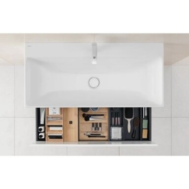 GEBERIT One pakabinamas keraminis praustuvas 90 x 48 cm, su vertikaliu nuotaku GEBERIT One pakabinamas keraminis praustuvas 90 x 48 cm, su vertikaliu nuotaku