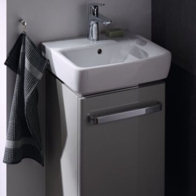 GEBERIT Selnova Compact keraminis praustuvas 45 x 34 cm GEBERIT Selnova Compact keraminis praustuvas 45 x 34 cm