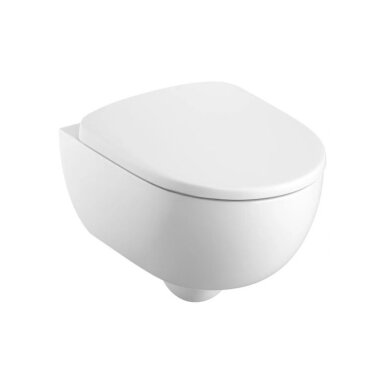 GEBERIT Selnova Premiuim pakabinamas kompaktiškas WC puodas su Soft-Close dangčiu