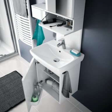 GEBERIT Selnova Square pakabinamas keraminis praustuvas 65 x 48 cm GEBERIT Selnova Square pakabinamas keraminis praustuvas 65 x 48 cm