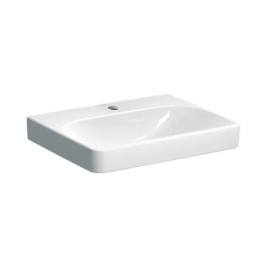 GEBERIT Smyle Square pakabinamas keraminis praustuvas 60 x 48 cm GEBERIT Smyle Square pakabinamas keraminis praustuvas 60 x 48 cm