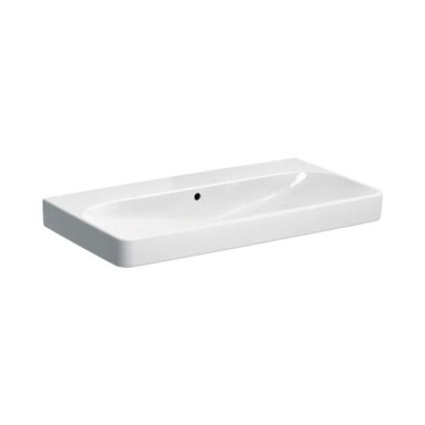 GEBERIT Smyle Square pakabinamas keraminis praustuvas 90 x 48 cm GEBERIT Smyle Square pakabinamas keraminis praustuvas 90 x 48 cm