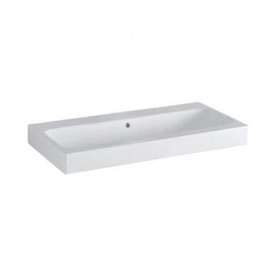 GEBERIT iCon pakabinamas keraminis praustuvas 90 x 48 cm