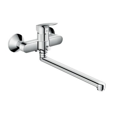 HANSGROHE Logis vonios maišytuvas ilgu pasukamu čiaupu, chromas