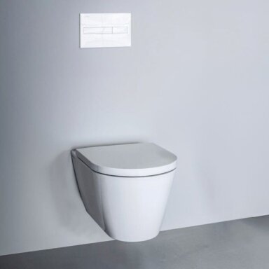 LAUFEN Kartell pakabinamas WC puodas su Soft-Close dangčiu LAUFEN Kartell pakabinamas WC puodas su Soft-Close dangčiu