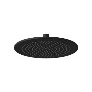 RAVAK apvali lietaus galva 25 cm, juoda matinė
