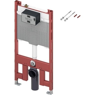 TECEprofil potinkinis WC rėmas 8 cm bakeliu, h 112 cm TECEprofil potinkinis WC rėmas 8 cm bakeliu, h 112 cm