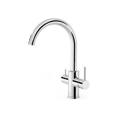 TRES Kitchen virtuvinis maišytuvas su vandens filtru, chromas