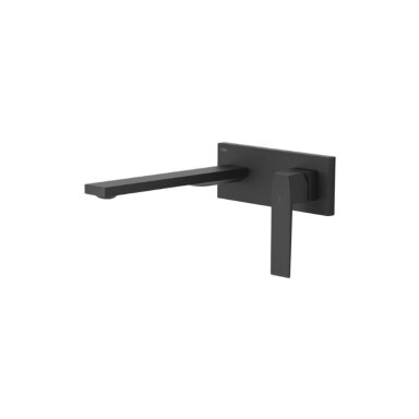 TRES Slim potinkinis praustuvo maišytuvas 240 mm, juodas matinis