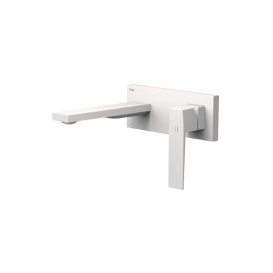 TRES Slim potinkinis praustuvo maišytuvas 180 mm, baltas matinis